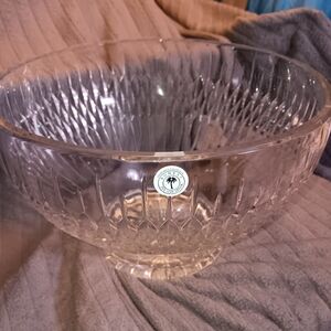 Bombay 24% lead crystal serving bowl or punch bowl